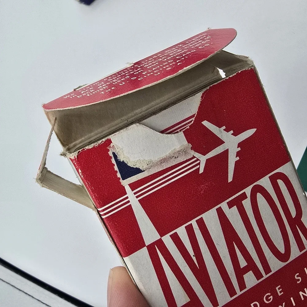 Vintage AVIATOR Lot Of 2  Deck PLAYING CARDS, Complete,‎ Made in USA